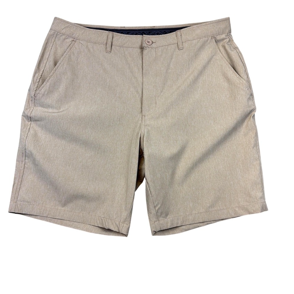 Horizon By Bass Creek Outfitters Shorts Mens 38 Beige Chino 9" Inseam UPF 50‎